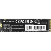 M.2 NVMe SSD 256GB Verbatim Vi3000 M.2 NVMe SSD 256GB Verbatim Vi3000